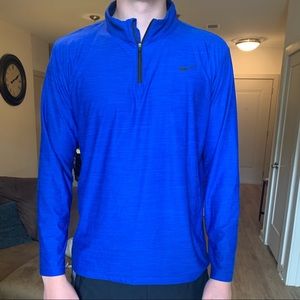 Blue Nike quarter zip